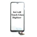 Itel A48 Touch Glass Digitizer Replacement for Itel A48 (Only Touch Glass Not Panel)_Black. 