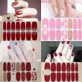 Nail Sticker Pack of 12 x 12 Nail Sticker Sheets (Random Color Random Design). 