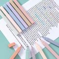 6PCS/Set Highlighters Double Tip Light Color Highlight Markers Soft Tip Highlighter Fluorescent Pen Student Stationery. 
