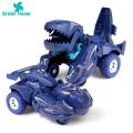 Green Home Transformation Car Dinosaur Vehicle Toy Dinosaur Transformer Truck Inertia Model Toy. 