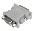 DVI to SVGA Adapter | DVI-I Dual Link (24+5) to VGA Converter (Black) | DVI-I Dual Link (24+1) to VGA Converter (Grey) | High-Definition Signal Transfer | Analog Monitor Compatibility. 