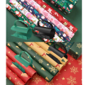 2Piece Gift Wrap Cutter Wrapping Paper Dispenser Cutter Black&Green with Holder Perfect for Christmas Birthdays Weddings Gift Wrap. 