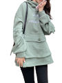 OIMG Women Novelty Frog Hoodie Cute Animal Style Long Sleeve Hooded Sweatshirt With Front Pocket. 