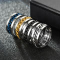 Stainless Steel Spinner Chain Ring For Men and Boys. 