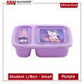 Maxware Household Student Lunch Box Small 700ml, Lunch Box with two portions/Compartments, Best Lunch box for School kids. 
