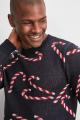 Trendyol Collection Navy Blue Men's Jacquard Christmas Themed Sweater TMNAW20KZ0781. 