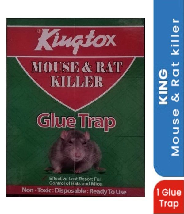 Kingtox Reusable Expert Catch Mouse Glue Traps Mouse Size Glue Traps Sticky Boards Mouse Catcher Mice Professional Strength Glue Insect Lizard Spider Cockroach Rodent Snake Strongly
