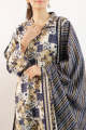 Saya - Printed Khaddar Stitched 3 Piece. 