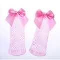 Fishnet socks with bow fishnet stretchable mesh socks for Baby girls/Teenage Girls and Women. 