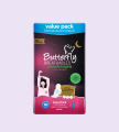 Butterfly Breathables Peaceful Nights Cottony Comfort Extra Long Value Pack 16 Pads. 