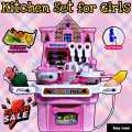 Kitchen Set toy for Kids Girls Boys - 32 Piece Kitchen Cooking Toy Set with Accesssories Pretend Play Toys for Childrens. 