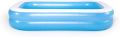 BESTWAY 54006 Family Rectangular Inflatable Pool, 8'7" x 69" x 20", Blue/White. 