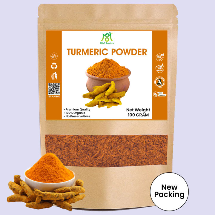 Turmeric Powder For Skin | Termeric | Tumeric | Organic Haldi Powder for Cooking 100 Grams