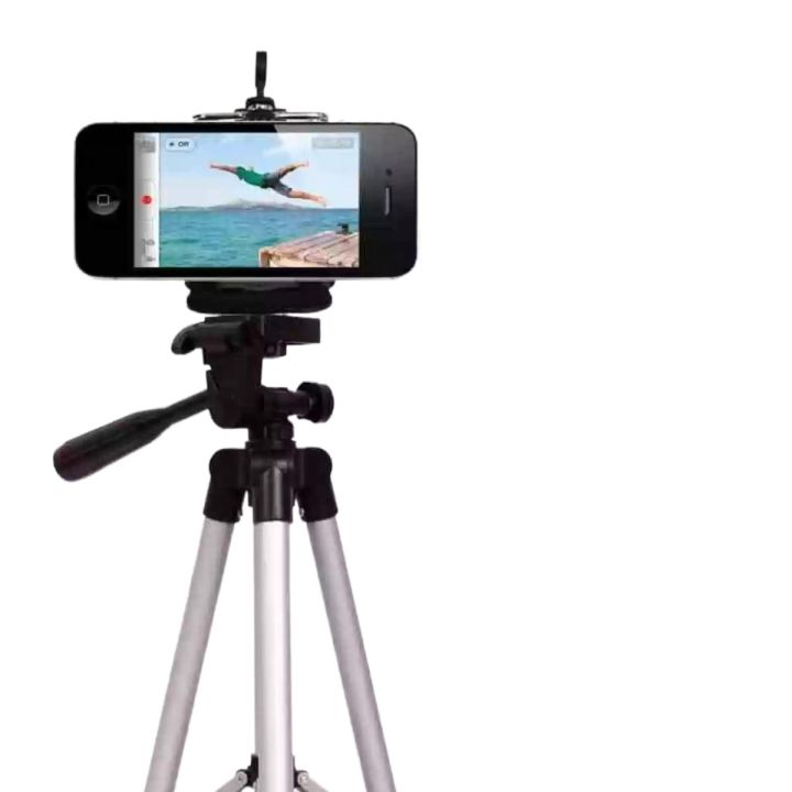 Universal Tripod Stand for Mobile Phones and Cameras with Mobile Phone Holder, 3.5 Feet Adjustable and Portable best for DSLR Live Stream, and Vlogging Model 3110 with Box and Free Bag