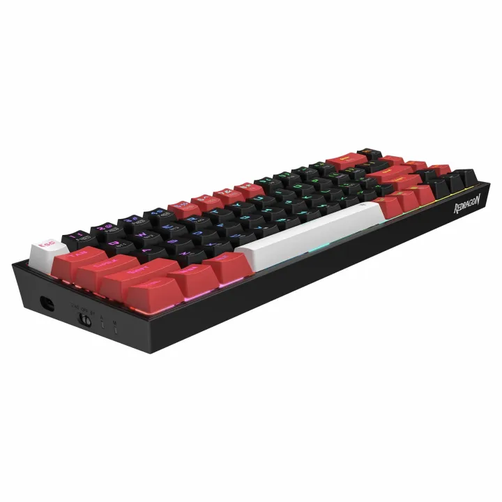 Redragon%20K631%20Castor%20PRO%2065%25%203-Mode%20Wireless%20RGB%20Gaming%20Keyboard,%2068%20Keys%20Hot-Swappable%20Compact%20Mechanical%20Keyboard%20w/Hot-Swap%20Quiet%20Red%20Linear%20Switch%20-%20Image%206