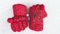 Cross-Border Foreign Trade Anime Peripheral Hulk Boxing Gloves Black Thread Spider New Gloves Children's Gift Toys Fist. 