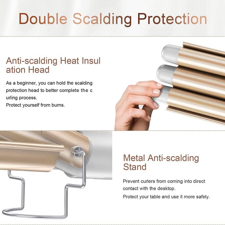 Hair%20Curler,%2025mm%20Hair%20Waver%20Curling%20Iron%20Wand%20Adjustable%20Temperature%20with%202%20Temperature%20Control%20for%20Long%20or%20Short%20Hair%20Styling,%20Curling%20Iron%20Large%20Wave%20Ceramic%20Wide%20Hair%20Crimpers,%20Gold%20-%20Image%207