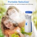 Mini Mesh Nebulizer Machine For kids and adults - Soundless Nebulizer for Effective Treatment - Handheld Rechargeable Portable Machine. 