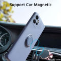 Lereach For Xiaomi Redmi Note 12 4G Mobile Cover Stand Finger Ring Holder Bracket All-in-one Back Cover Case. 