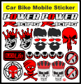 21 reflector new sticker design for BIKE CAR CYCLE MOBILE. 