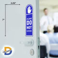 PUSH PULL Do Not Disturb Door Sign 2.25"x7" Sticker Decal Vinyl Business Store, Mall, Mart, Shops & more places. 