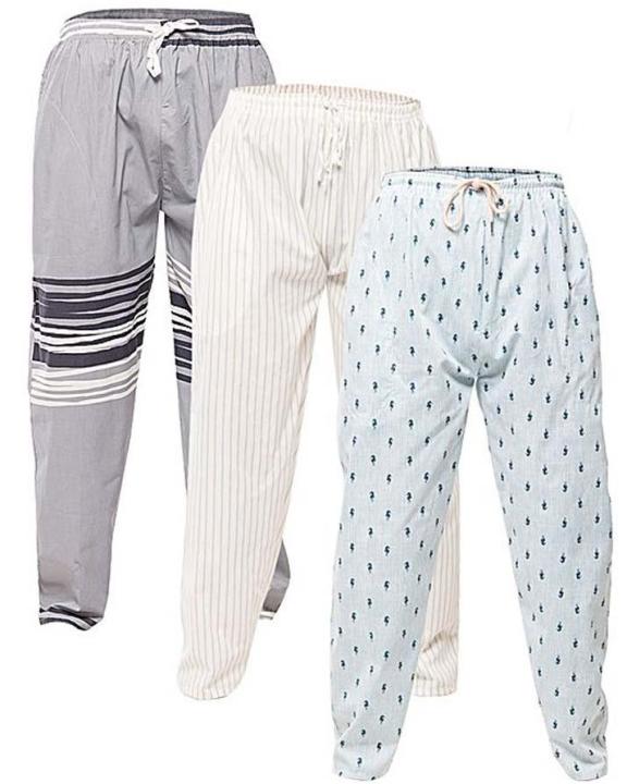 Pack Of 3 - Multicolor Cotton trouser For Men
