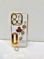 Infinix Smart 7 HD  Back Cover - Love Heart Bracelet Chain Luxury 6D Plating Soft Case Camera Lens Protection - Infinix Smart 7 HD  Girls Back Cover. 