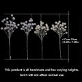 New Mini Pearl Flower Stem Beads Bridal Bouquet Wedding Balloon Cake DIY Party Artificial Flower Bouquet Home Decor. 