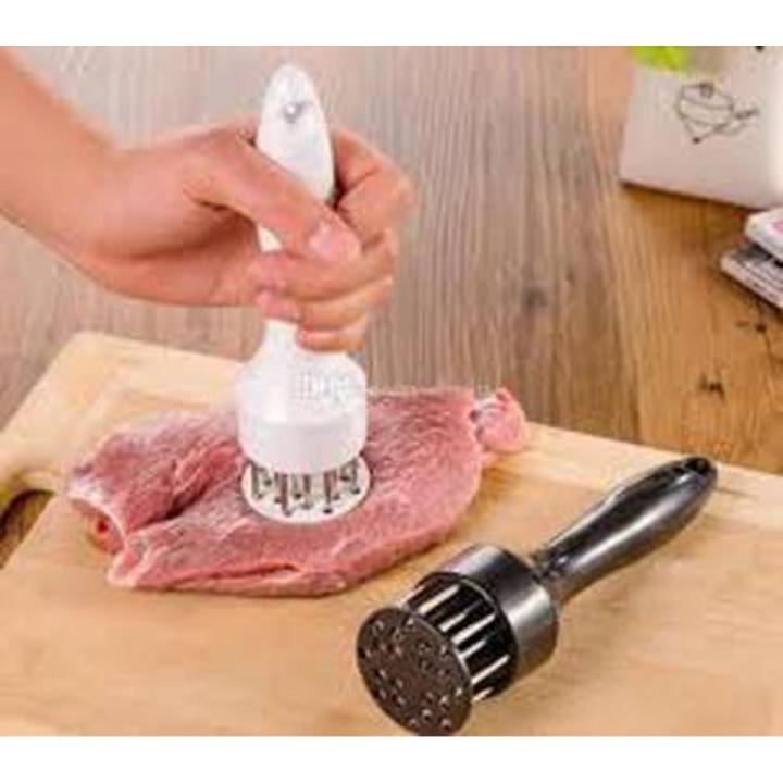 Meat Tenderizer Tool Stainless Steel Needle Ultra Sharp 24 Blades Tenderizer Tool for Tenderizing Beef Chicken Steak Veal, Steak Maker
