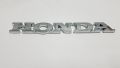 Honda Monogram Badge - Honda Car - Chrome Silver. 
