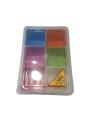 Masala Box Spice Box And Dry Fruit With 6 Separate Removable Mini Bowls-Multicolored Stylish Masala Box. 