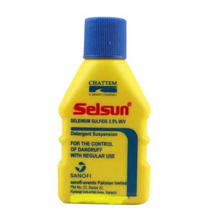 100% Original Selsun 2.5% An Effective Antidandruff Shampoo 60ml