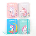 Cute MINI Unicorn Notebook Diary Book With Lined Paper For Kids Girls paper size A7. 