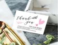Thank You for Supporting My Small Business Cards, Small Thank You Cards with for Online, Retail Store, Handmade Goods, Gift Shop Package. 
