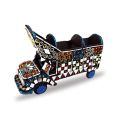 RA Handicrafts, Handcrafted Mirror work truck handmade truck art Miniature Truck Model- Glass Work Table Decor Handcrafted Mirror work truck handmade truck art miniature truck design wall decoration Souvenir of Pakistan. 