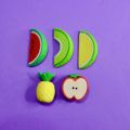 1 box of 4 small / mini erasers (1-3cm)  / fancy erasers / rubbers - stationery rubber for kids - girls and boys. 