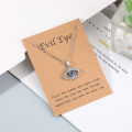 Various Alloy Devil's Eye Necklace Turkish Eye Pendant Necklace Neck Accessories Manufacturer. 