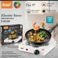 Electric Stove (Electric CHULA) Portable Hot Plate - Open Iron Coil Single Burner 1000 Watts - RAF R8010B. 