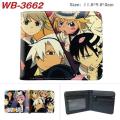 Anime Soul Eater Mens Short Wallet Coin Purse PU Cartoon Unisex Wallets ID/Credit Card Holder. 