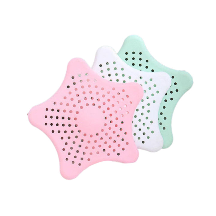 New Bathroom Hair Filter Star Bathroom Drain Hair Catcher Bath Stopper Plug Sink Strainer Filter Shower For Home Accessories