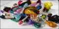 25 Oasis Skeins Viscose Metallic Solid Hand Embroidery Thread Basic Colours. 