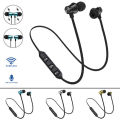 Magnetic Sports Wireless Earphones Stereo Mini Wireless Bluetooth Cordless Earphone Noise Cancelling headphone. 