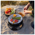 Portable Ikea  charcoal barbecue,. 