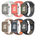 42mm/44mm/45mm/49mm Nike Sport Straps For Smart Watch Replacement Watches For Apple Watch Series 1, 2, 3, 4, 5, 6, 7, 8, 9, Ultra, Ultra 2,SE & T900 Ultra S8 Ulta S8+ Ultra T8 Ultra T800 T800 Pro T800 Ultra X8 Ultra DT NO 1 D800 Ultra T500 T500+ T55,T55. 