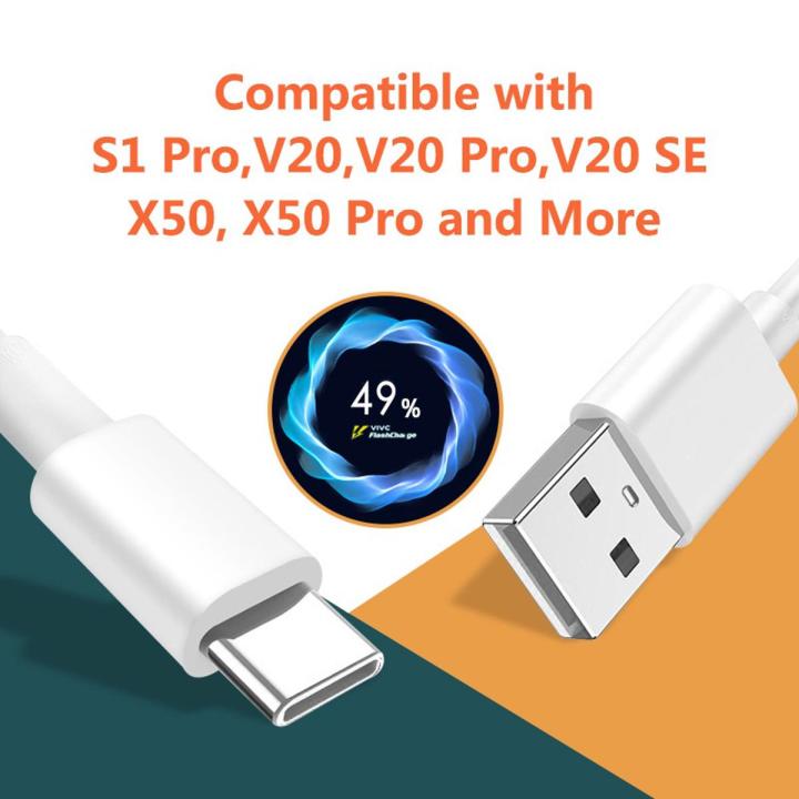 Ready Stock] 3A for VIVO_ Type C Charger Cable Flash Charge