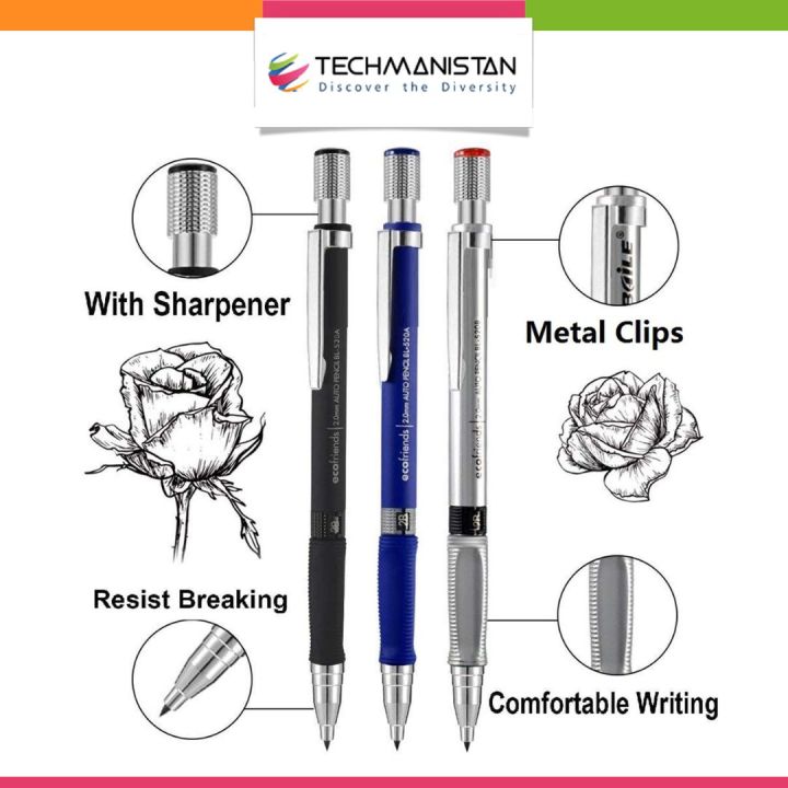 Plastic Body 2mm Mechanical Pencil Clutch Pencil
