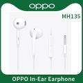 OPPO Earphone MH135 Headsets Built-in Microphone 3.5mm Plug Earphone For Smartphone FIND X R17 Pro Reno 10 3 3 Pro. 