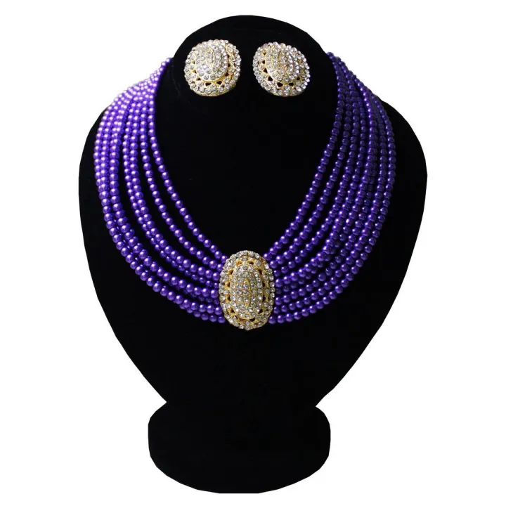Purple%20Jewelry%20Set%20with%20Center%20Golden%20Stone%20For%20Women%20-%20Purple%20-%20Image%202