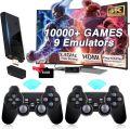 M8 Wireless Game Console – Plug & Play 4K HDMI Video Game Stick with 64GB Card, 20000+ Built-in Games & 2 Controllers. 