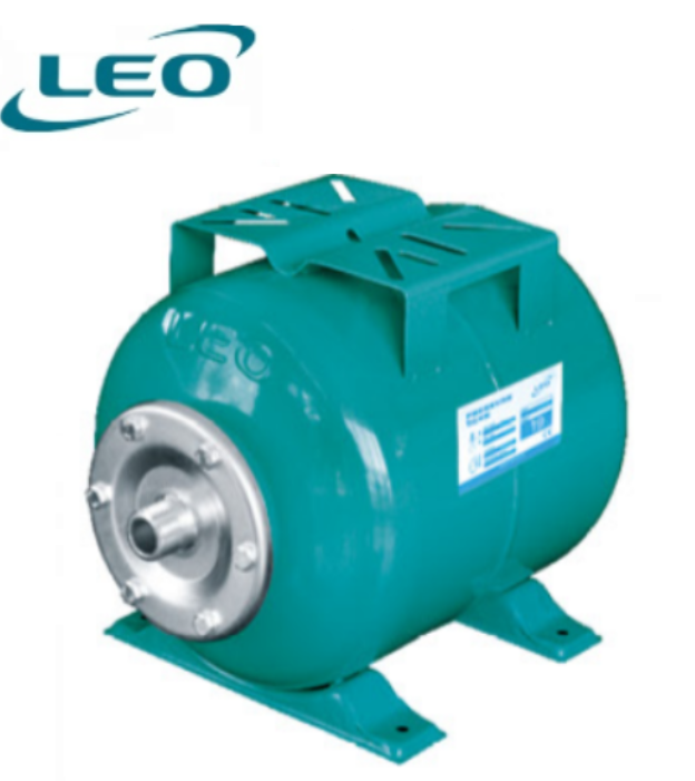 LEO 24CTTI , 24 LTR PRESSURE TANK HORIZONTAL FOR WATER PUMP ( ONLY TANK)